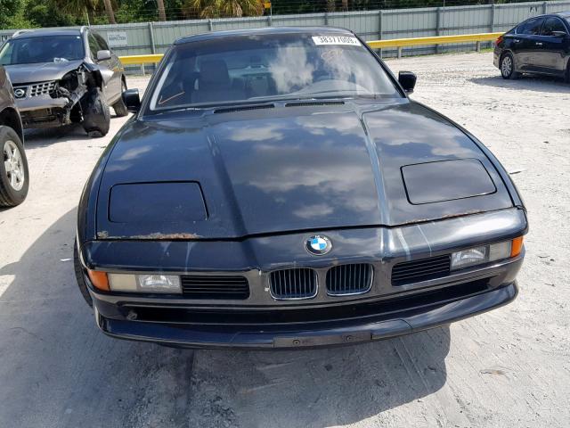 WBAEG2315MCB73731 - 1991 BMW 850 I AUTO BLACK photo 9