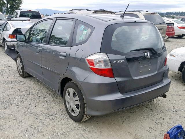 JHMGE8H33BC025603 - 2011 HONDA FIT SILVER photo 3