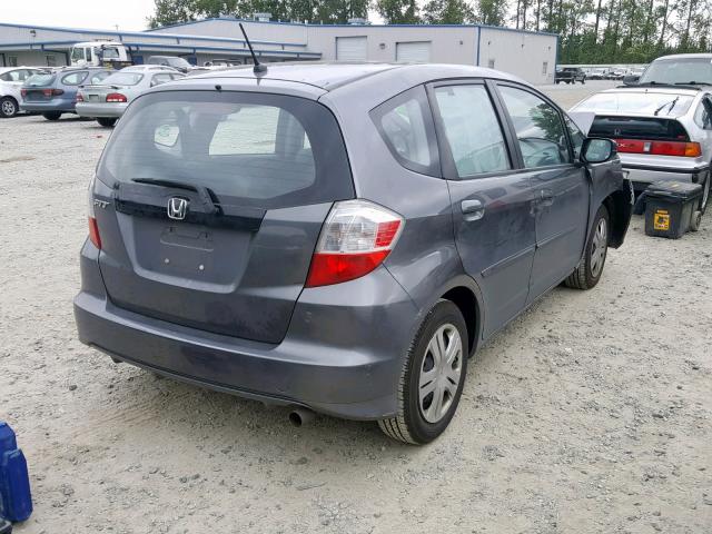 JHMGE8H33BC025603 - 2011 HONDA FIT SILVER photo 4