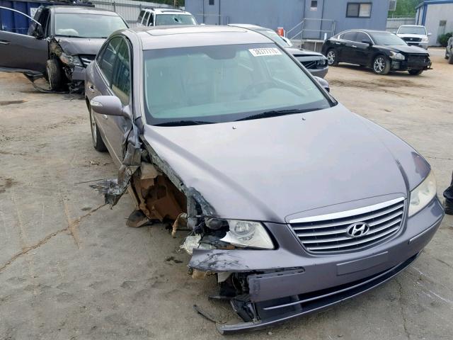 KMHFC46F47A157468 - 2007 HYUNDAI AZERA SE GRAY photo 1