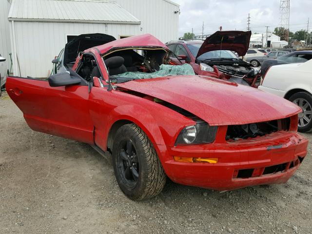 1ZVFT80N555154013 - 2005 FORD MUSTANG RED photo 1