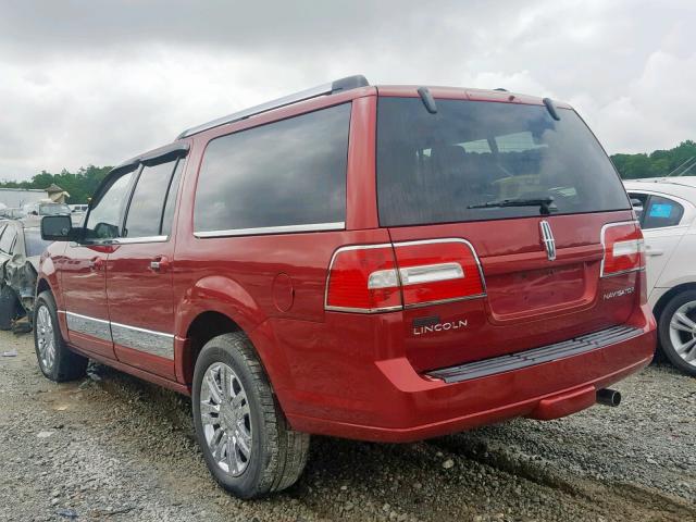 5LMFL27547LJ12705 - 2007 LINCOLN NAVIGATOR 红色 照片 3