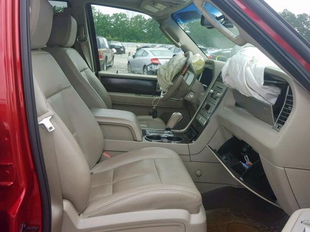 5LMFL27547LJ12705 - 2007 LINCOLN NAVIGATOR 红色 照片 5