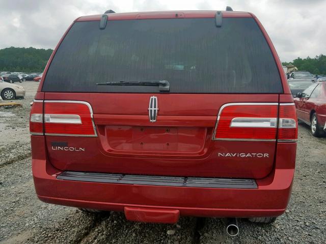 5LMFL27547LJ12705 - 2007 LINCOLN NAVIGATOR 红色 照片 9