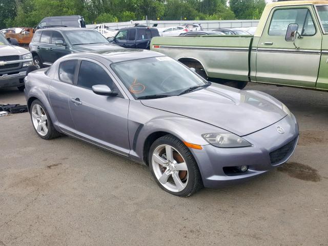 JM1FE17N540137752 - 2004 MAZDA RX8 GRAY photo 1