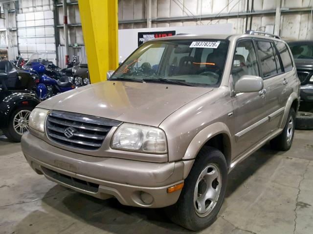 JS3TX92V724115357 - 2002 SUZUKI XL7 PLUS GOLD photo 2