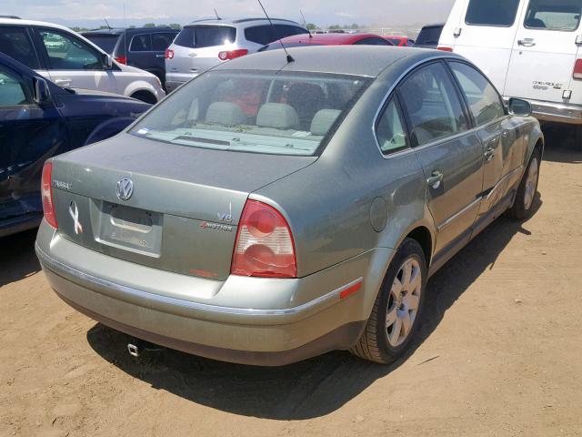 WVWTH63BX2P232377 - 2002 VOLKSWAGEN PASSAT GLX 绿色 照片 4