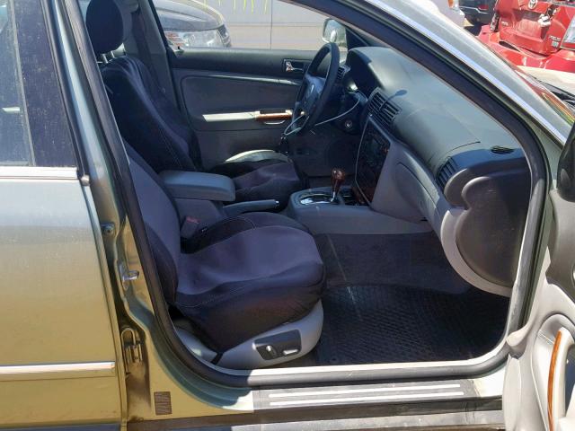 WVWTH63BX2P232377 - 2002 VOLKSWAGEN PASSAT GLX 绿色 照片 5