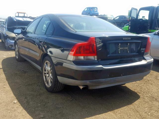 YV1RS58D832282266 - 2003 VOLVO S60 2.4T BLACK photo 3