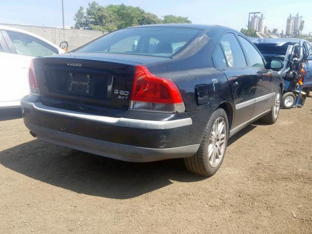 YV1RS58D832282266 - 2003 VOLVO S60 2.4T BLACK photo 4