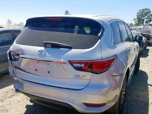 5N1DL0MM1KC553520 - 2019 INFINITI QX60 LUXE SILVER photo 4