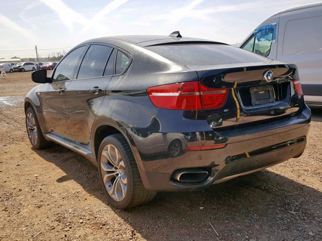 5UXFG8C5XCL590107 - 2012 BMW X6 XDRIVE5 BLACK photo 3