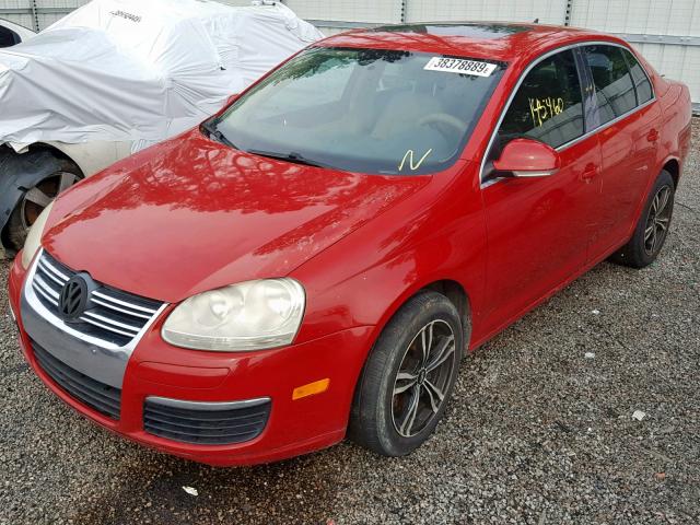 3VWSF71K37M038195 - 2007 VOLKSWAGEN JETTA 2.5 RED photo 2