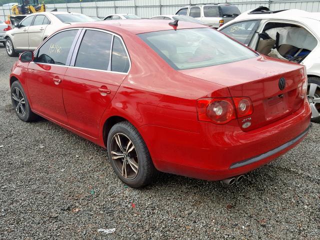 3VWSF71K37M038195 - 2007 VOLKSWAGEN JETTA 2.5 RED photo 3