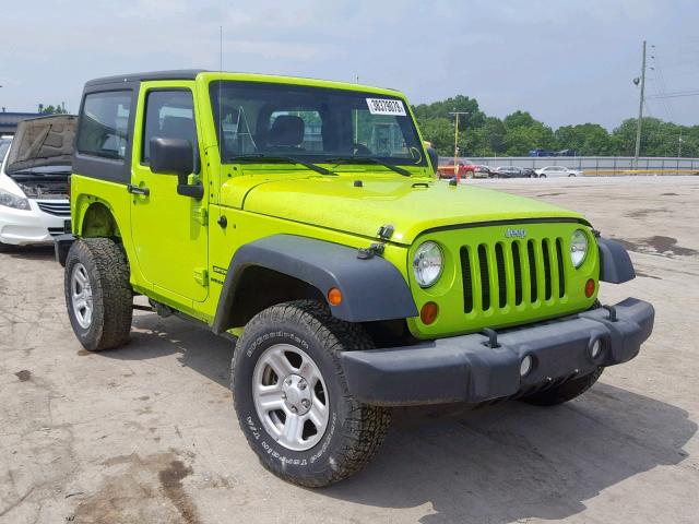 1C4AJWAG9DL551760 - 2013 JEEP WRANGLER S GREEN photo 1