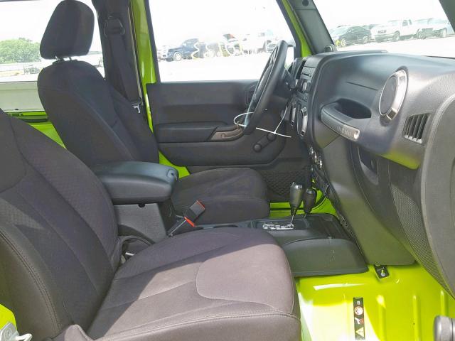 1C4AJWAG9DL551760 - 2013 JEEP WRANGLER S GREEN photo 5