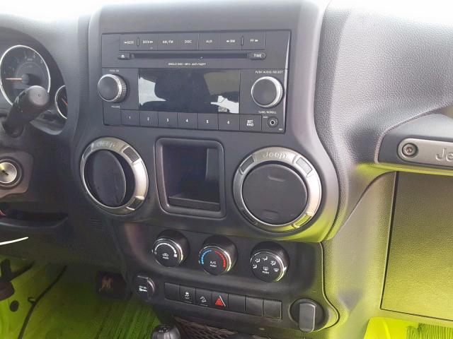 1C4AJWAG9DL551760 - 2013 JEEP WRANGLER S GREEN photo 9