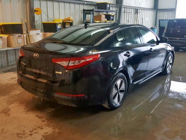 KNAGM4AD7C5036252 - 2012 KIA OPTIMA HYB BLACK photo 4