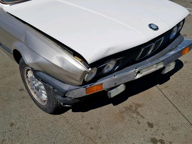 WBAAB5402H9803886 - 1987 BMW 325 BASE SILVER photo 9
