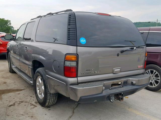 1GKFK66U04J284235 - 2004 GMC YUKON XL D SILVER photo 3