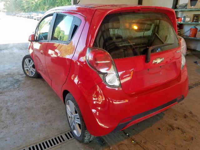 KL8CB6S95DC611015 - 2013 CHEVROLET SPARK LS RED photo 3