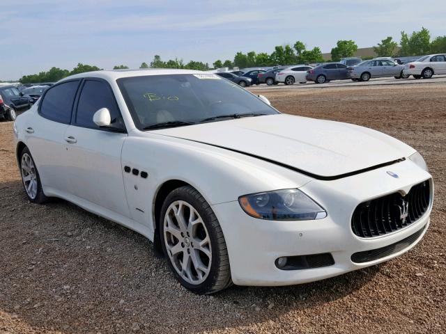 ZAM39NKA2D0067609 - 2013 MASERATI QUATTROPOR WHITE photo 1