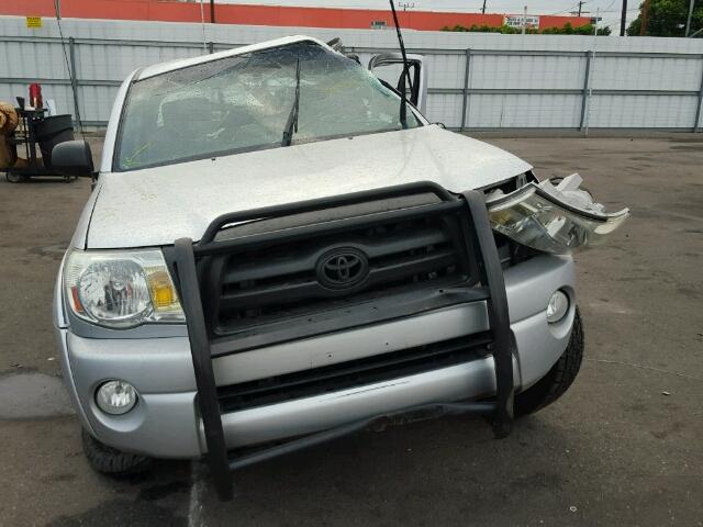 3TMJU62N46M009133 - 2006 TOYOTA TACOMA PRE SILVER photo 10