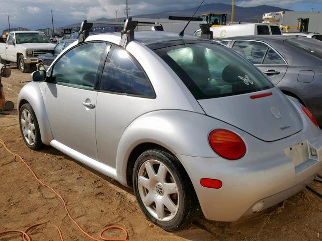 3VWDD21C63M435971 - 2003 VOLKSWAGEN NEW BEETLE Gümüş foto 3