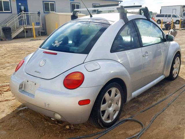 3VWDD21C63M435971 - 2003 VOLKSWAGEN NEW BEETLE Gümüş foto 4