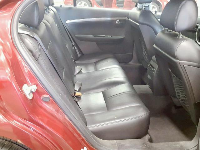 1G8ZV57788F118597 - 2008 SATURN AURA XR RED photo 6