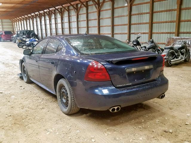 2G2WP552071155860 - 2007 PONTIAC GRAND PRIX BLUE photo 3
