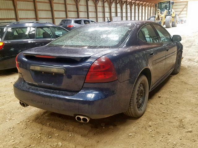 2G2WP552071155860 - 2007 PONTIAC GRAND PRIX BLUE photo 4