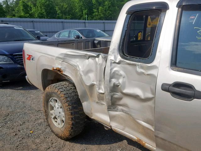 1GCDT196758253413 - 2005 CHEVROLET COLORADO GRAY photo 9