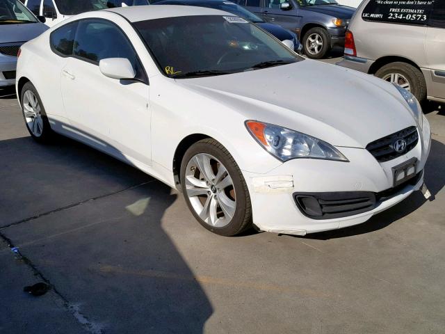 KMHHT6KD8CU065992 - 2012 HYUNDAI GENESIS CO WHITE photo 1