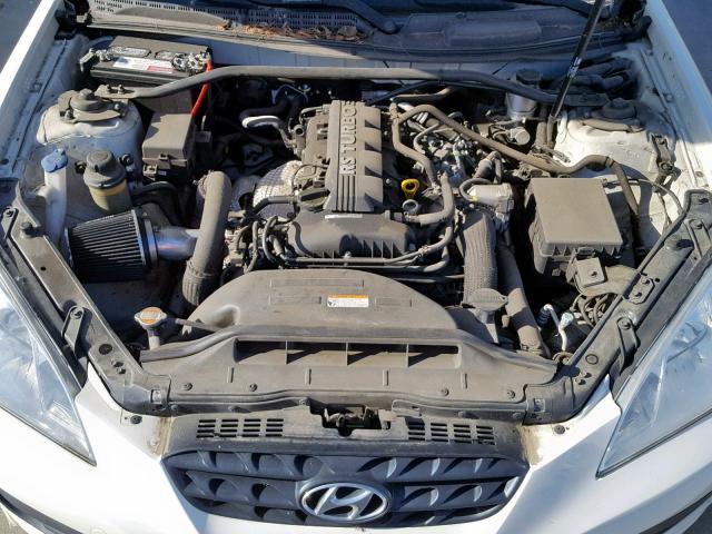 KMHHT6KD8CU065992 - 2012 HYUNDAI GENESIS CO WHITE photo 7