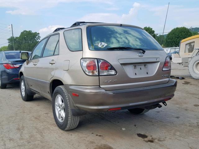 JTJGF10U930162295 - 2003 LEXUS RX 300 GOLD photo 3