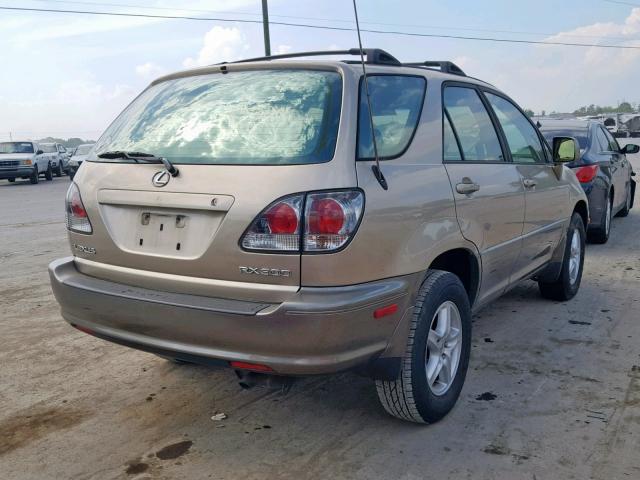 JTJGF10U930162295 - 2003 LEXUS RX 300 GOLD photo 4