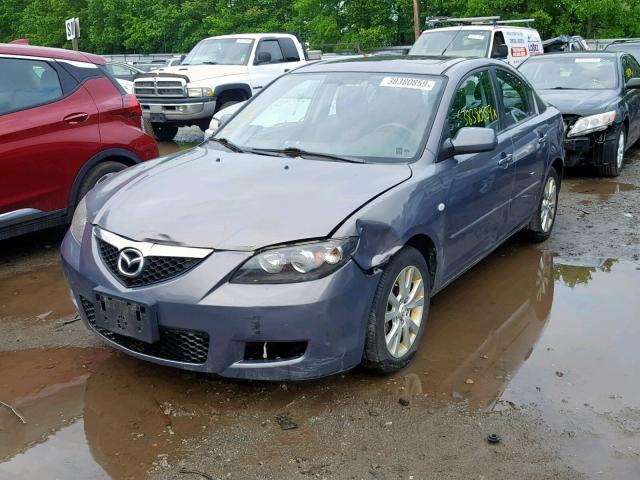 JM1BK32F071706962 - 2007 MAZDA 3 I GRAY photo 2