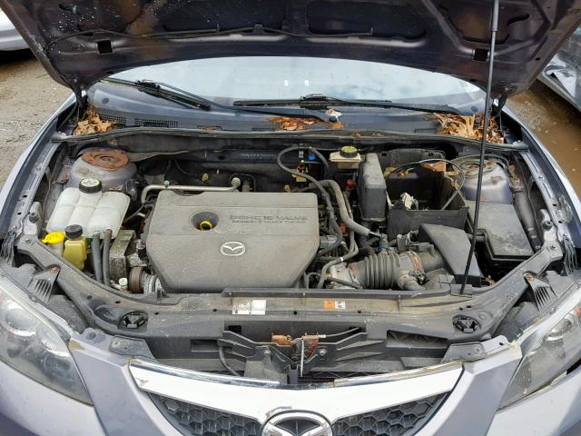 JM1BK32F071706962 - 2007 MAZDA 3 I GRAY photo 7