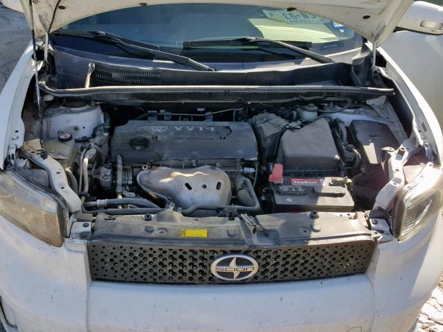 JTLKE50E891070621 - 2009 TOYOTA SCION XB 白色 照片 7