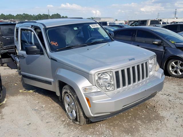 1C4PJLAK8CW169973 - 2012 JEEP LIBERTY SP SILVER photo 1