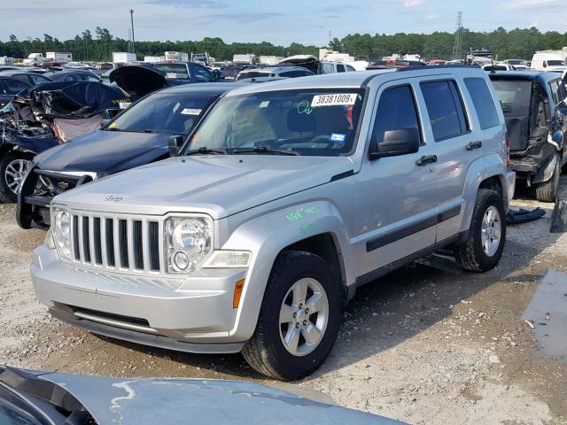 1C4PJLAK8CW169973 - 2012 JEEP LIBERTY SP SILVER photo 2