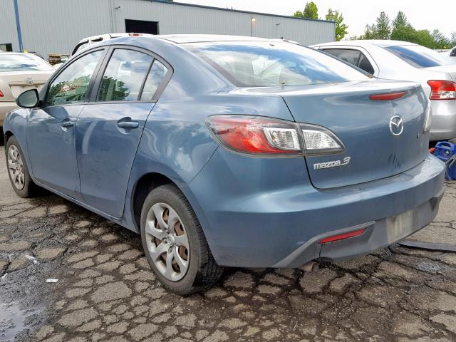 JM1BL1UG9B1495986 - 2011 MAZDA 3 I BLUE photo 3