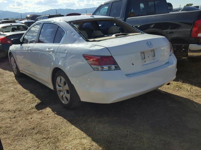 1HGCP26828A074318 - 2008 HONDA ACCORD EXL WHITE photo 3