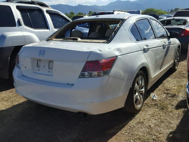 1HGCP26828A074318 - 2008 HONDA ACCORD EXL WHITE photo 4