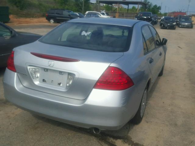 1HGCM56167A146598 - 2007 HONDA ACCORD VAL SILVER photo 4