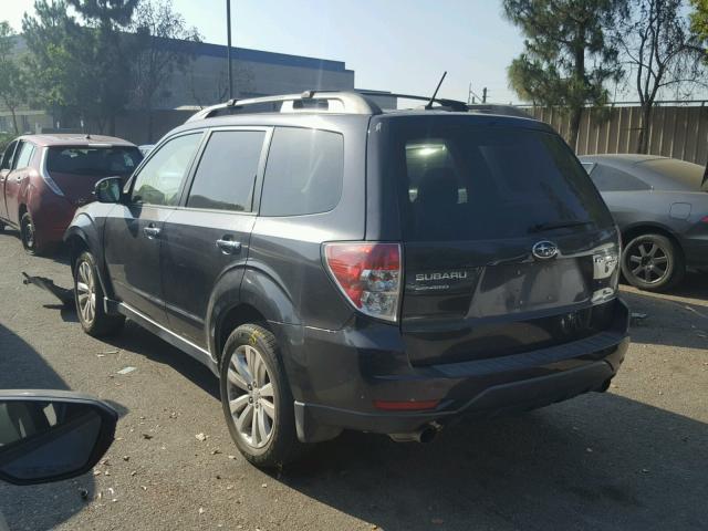 JF2SHAEC6DH433826 - 2013 SUBARU FORESTER L GRAY photo 3