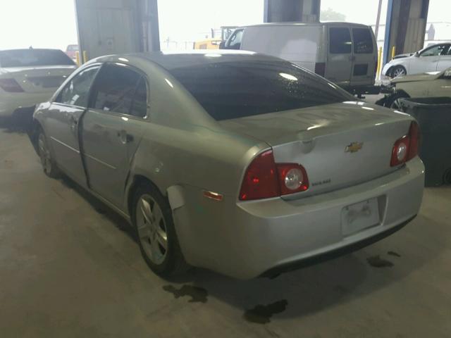 1G1ZA5EUXCF393478 - 2012 CHEVROLET MALIBU LS ნაცრისფერი ფოტო 3