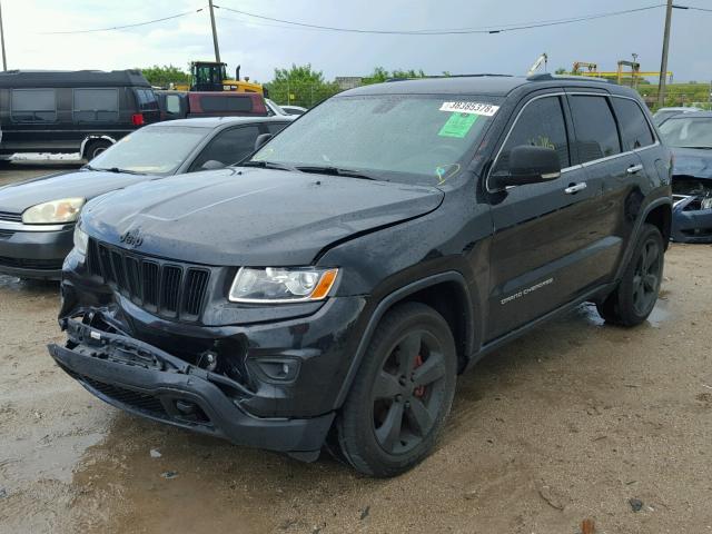 1C4RJFBG9EC363159 - 2014 JEEP GRAND CHER BLACK photo 2