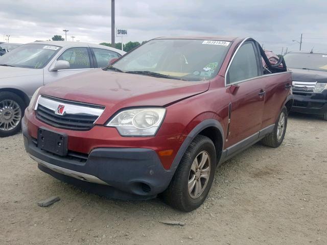 3GSCL33P09S543793 - 2009 SATURN VUE XE RED photo 2